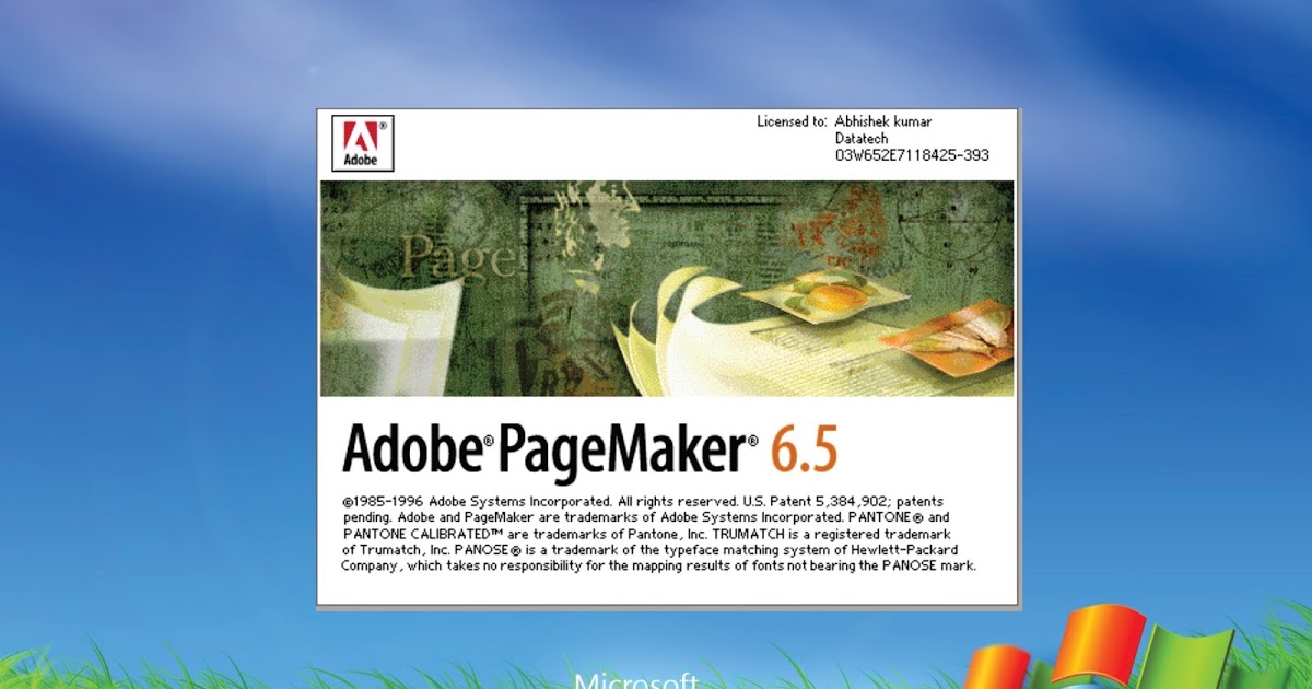 adobe pagemaker 6.5 full version software with crack