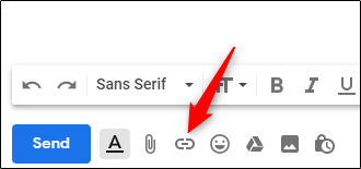 how to add hyperlink icons in gmail for mac
